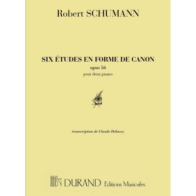 Schumann - 6 Etudes En Forme De Canon - Opus 56 - Piano