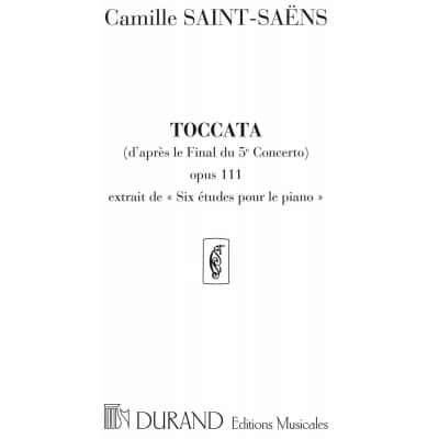 DURAND SAINT SAENS C. - TOCCATA OP 111 N 6 - PIANO