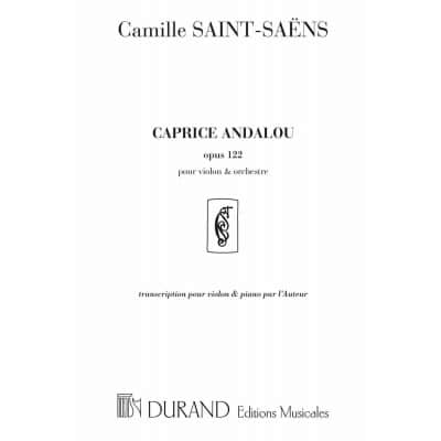 SAINT SAENS C. - CAPRICE ANDALOUS - VIOLON ET PIANO