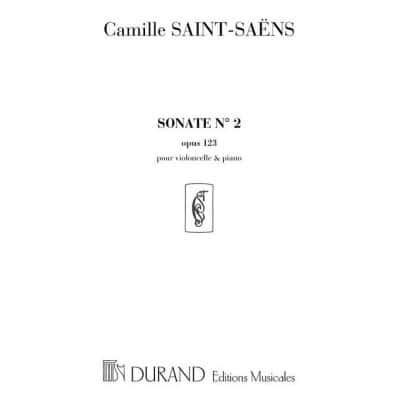 SAINT SAENS C. - SONATE N 2 OP 123 - VIOLONCELLE ET PIANO