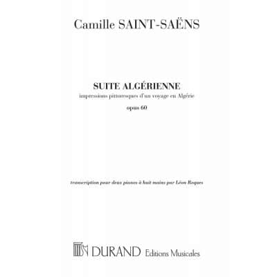 SAINT SAENS C. - SUITE ALGERIENNE - 2 PIANOS