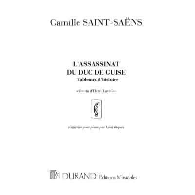  Saint Saens C. - Assassinat Duc Guise - Piano