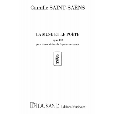  Saint Saens C. - La Muse Et Le Poete Op 132 - Ensemble Mixte