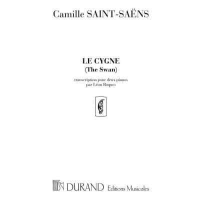 SAINT SAENS C. - LE CYGNE - 2 PIANOS
