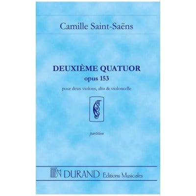  Saint-saens - 2e Quatuor Op.153 (poche)