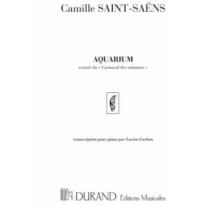 SAINT SAENS C. - AQUARIUM - PIANO