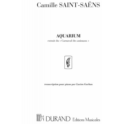 SAINT SAENS C. - AQUARIUM - PIANO