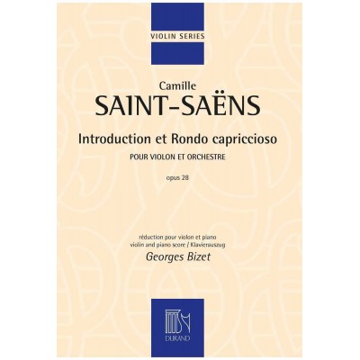 SAINT SAENS C. - INTRODUCTION ET RONDO CAPRICCIOSO - VIOLON ET PIANO