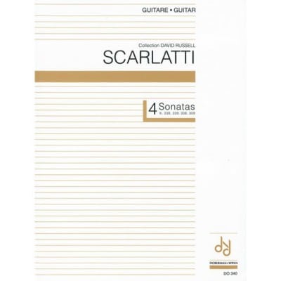  Scarlatti D. - Four Sonatas - Guitare 