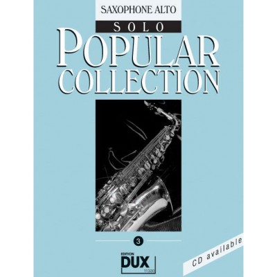 EDITION DUX Popular Collection 3 - Saxophone Alto