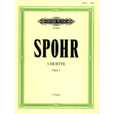  Spohr Louis - 3 Duets Op.3 - Violin Duets