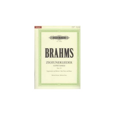  Brahms Johannes - 8 Zigeunerlieder Op.103 (medium Voice) - Voice And Piano (par 10 Minimum)