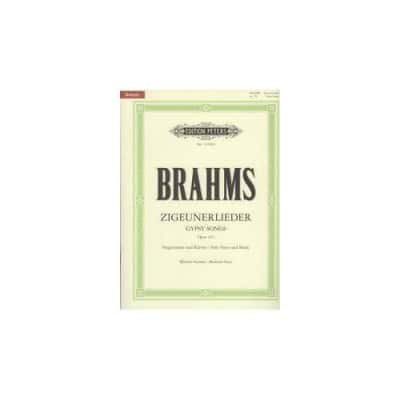 BRAHMS JOHANNES - 8 ZIGEUNERLIEDER OP.103 (MEDIUM VOICE) - VOICE AND PIANO (PER 10 MINIMUM)