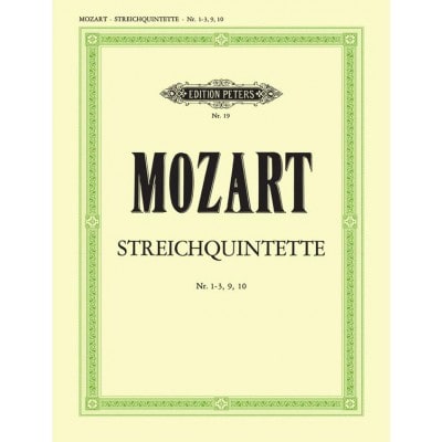  Mozart Wolfgang Amadeus - String Quintet Vol.2 (1-3,9,10)