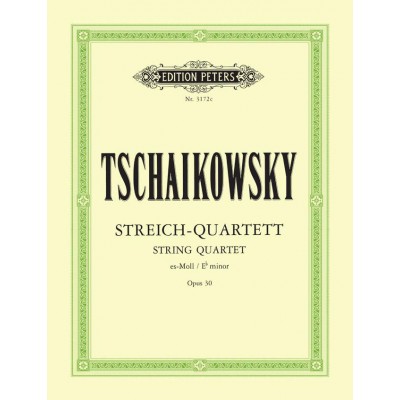  Tchaikovsky Peter Ilyich - Quartet No.3 Eb Min Op.30 - String Quartet
