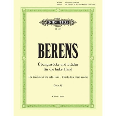  Berens Hermann - Training The Left Hand Op.89 - Piano