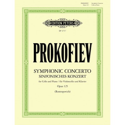 Symphonic Concerto for Cello and Piano Op. 125