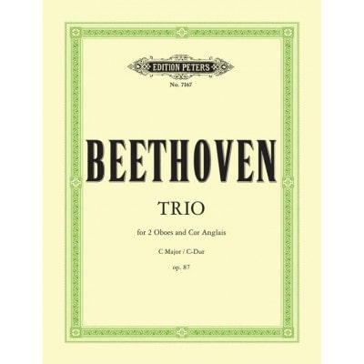 EDITION PETERS BEETHOVEN LUDWIG VAN - TRIO IN C OP.87 - OBOE(S) AND OTHER INSTRUMENTS