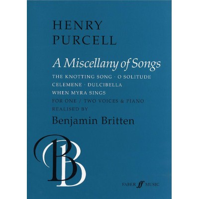  Purcell/britten - Miscellany Of Songs - Voice And Piano (par 10 Minimum)