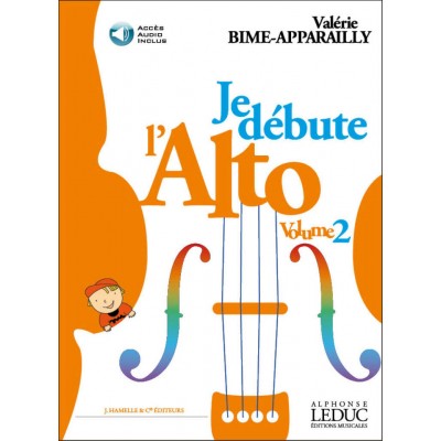BIME-APPARAILLY - JE DEBUTE L'ALTO + Audio VOL.2 