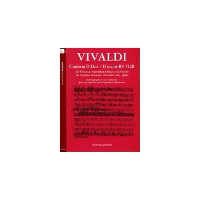 VIVALDI A. - CONCERTO D-DUR RV312R - FLUTE ET PIANO