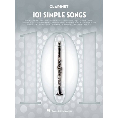 HAL LEONARD 101 Simple Songs - Clarinet