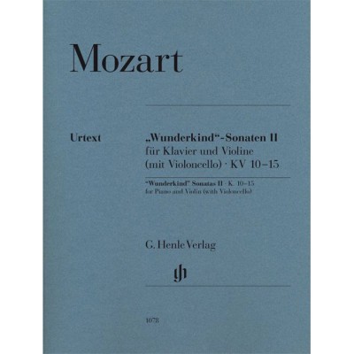  Mozart W.a. - Wunderkind Sonatas Vol. Ii K. 10-15 - Piano And Violin
