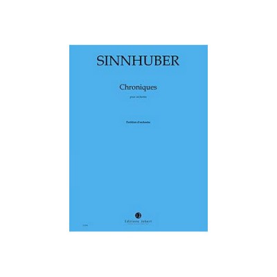 SINNHUBER CLAIRE-MELANIE - CHRONIQUES - ORCHESTRE