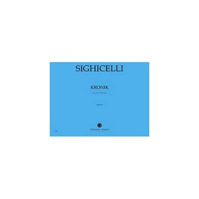  Sighicelli Samuel - Kronik - Violoncelle Et Piano