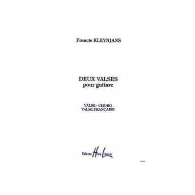 KLEYNJANS FRANCIS - VALSES (2) - GUITARE