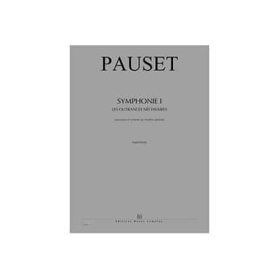  Pauset Brice - Symphonie I - Les Outrances Necessaires - Orchestre De Chambre Spatialise Avec Piano