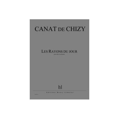 Canatchizy - Rayons Du Jour (les) Po - Concerto Pour Alto et Orchestre