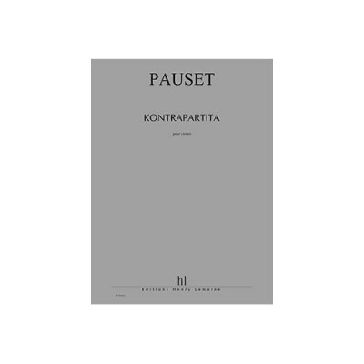 Pauset - KONTRA-partita - Violon