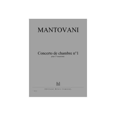 LEMOINE MANTOVANI B. - CONCERTO DE CHAMBRE N 1 - CONDUCTEUR