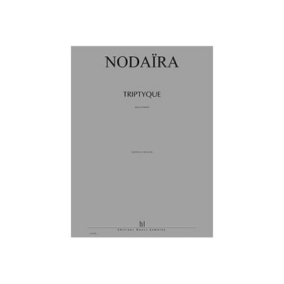 JOBERT NODAIRA ICHIRO - TRIPTYQUE - ORCHESTRE