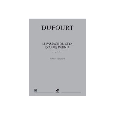 DUFOURT H. - LE PASSAGE DU STYX D'APRÈS PATINIR - CONDUCTEUR