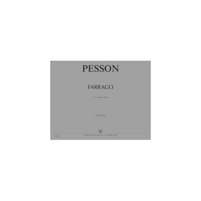 PESSON GERARD - QUATUOR A CORDES N°3 FARRAGO - CONDUCTEUR + MATERIEL