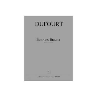  Dufourt H. - Burning Bright - 6 Percussions 