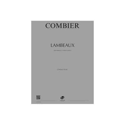 COMBIER JEROME - LAMBEAUX - QUINTETTE AVEC PIANO - CONDUCTEUR & PARTIES