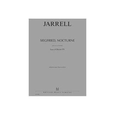 JARRELL MICHAEL - SIEGFRIED, NOCTURNE - BARYTON & PIANO