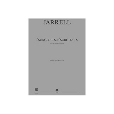 JARRELL MICHAEL - EMERGENCES-RESURGENCES - CONDUCTEUR 