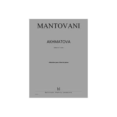  Mantovani Bruno - Akhmatova - Chant and Piano 