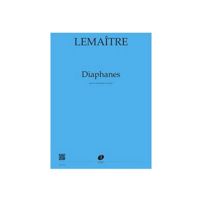 LEMAITRE DOMINIQUE - DIAPHANES - 8 CLARINETTES (SIB) ET PIANO