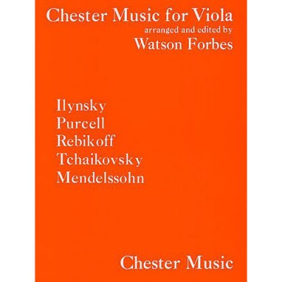 FORBES W.(ARR.) - CHESTER MUSIC FOR VIOLA - ALTO ET PIANO 