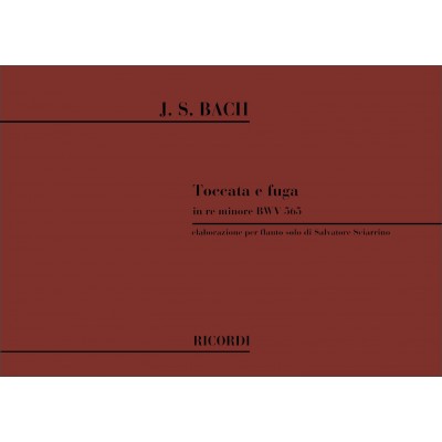 BACH J.S. - TOCCATA E FUGA IN RE MIN. BWV 565 - FLUTE