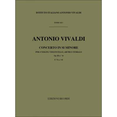  Vivaldi A. - Concerti In Si Min. Op.iii N.10 Rv 580 - Violons