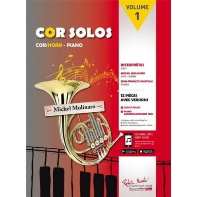  Molinaro - Cor Solos Vol.1 + Cd - Cor, Piano
