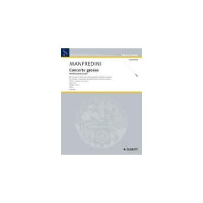  Manfredini Francesco - Concerto Grosso C Major Op. 3/12 - 2 Violins, Cello, String Orchestra And Har