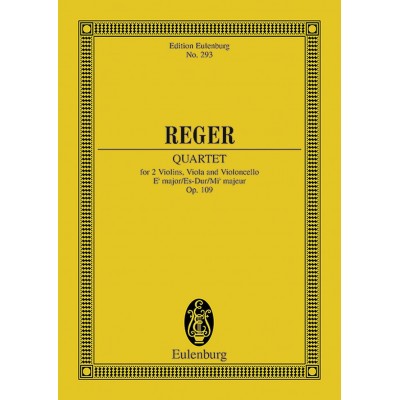  Reger Max - String Quartet Eb Major Op.109 - String Quartet