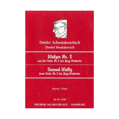  Chostakovitch D. - Walzer N2 Aus Der Suite N2 Fur Jazz Orchestra - Piano